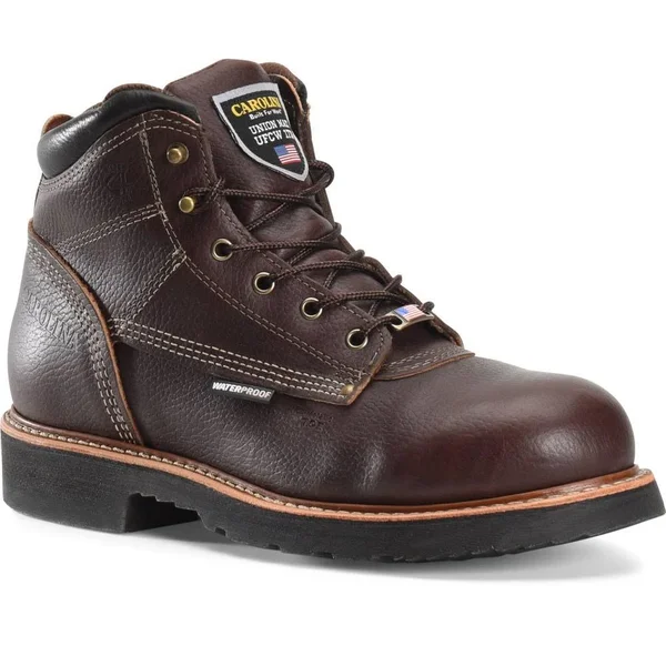 Carolina CA1815 Brown 6 inch Composite Toe Waterproof Work Boot - 16 - Wide - (2E)