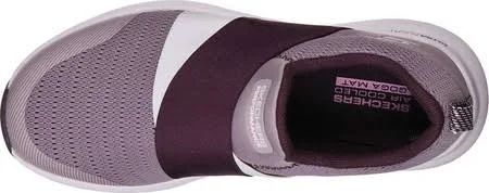 Skechers Women's GOrun Pulse - Bold Venture Running Shoes, Plum, 8.0