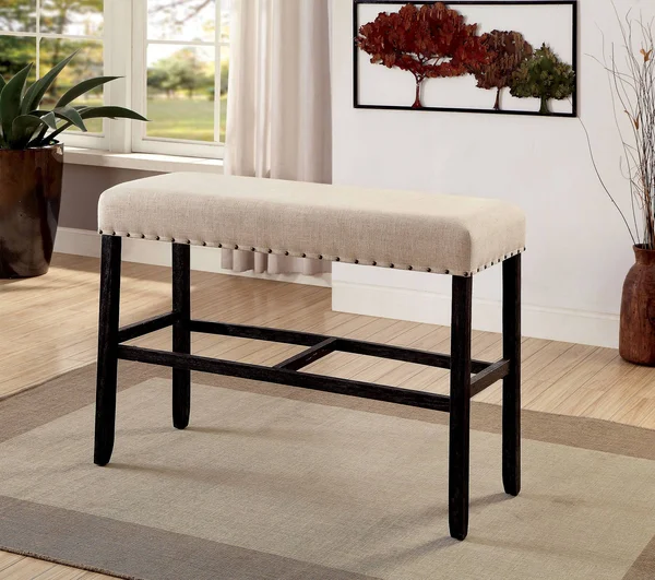 Furniture of America Bar Bench - Sania II