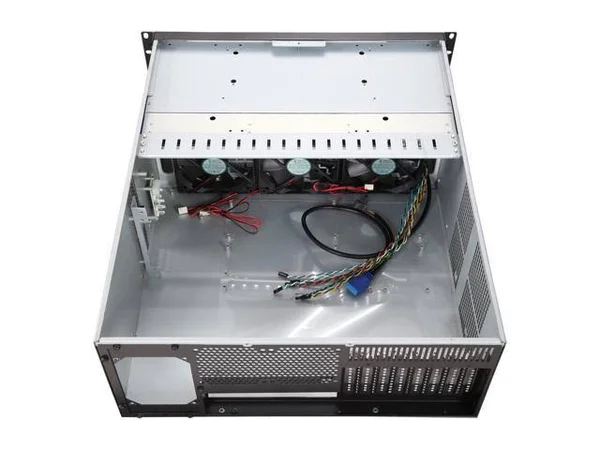 Athena Power RM-4U8G1043 Black Sgcc (T \x3d 1.2 mm) 4U Rackmount Server Case