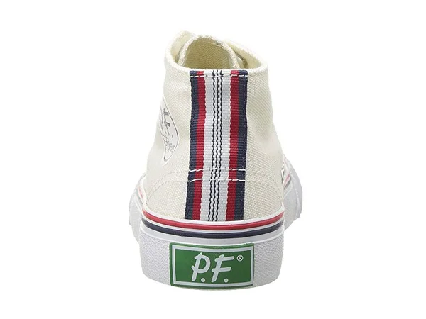 PF Flyers Center Hi (Little Kid/Big Kid), 2 Little Kid M, White Canvas