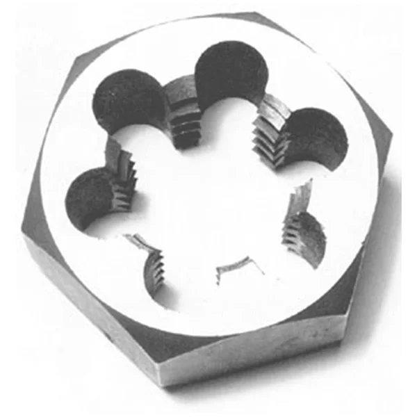 Qualtech Dwtsh2-1/2-8 2-1/2 inch-8 Carbon Steel Hex Die 8 Pitch