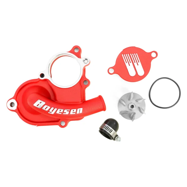 Boyesen WPK-26AR; Water Pump Cover & Impeller Kit Red