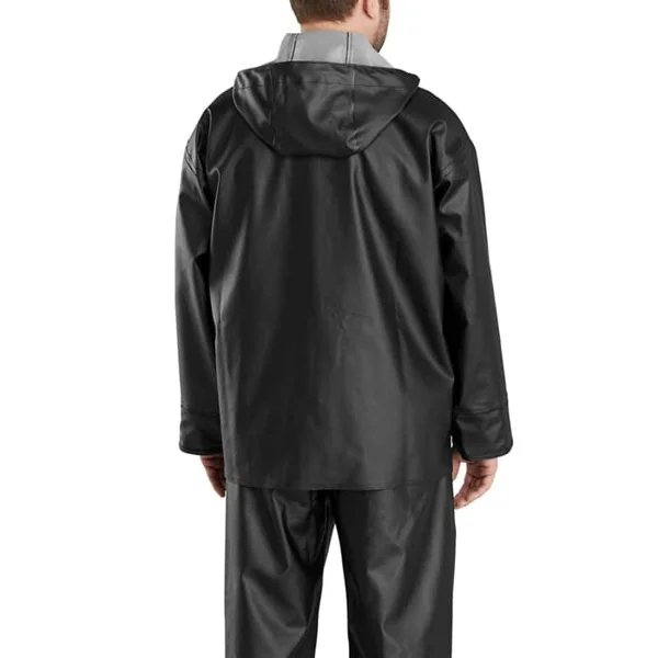 Carhartt Men's Midweight Waterproof Rainstorm Coat, Canopy Green, Small