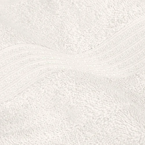 Superior 100% Long Staple Combed Cotton 8 Piece Hand Towel Set White