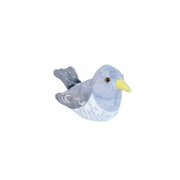 Wild Republic 19500 Common Cuckoo with Authentic Bird Sound, Soft Toy for Kids, 13cm, Grey