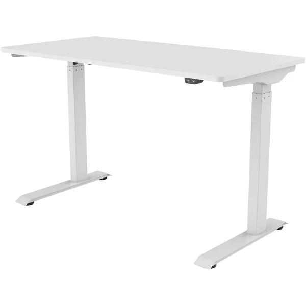 FlexiSpot Vici 48x22W Quick-Install Height-Adjustable Desk, White