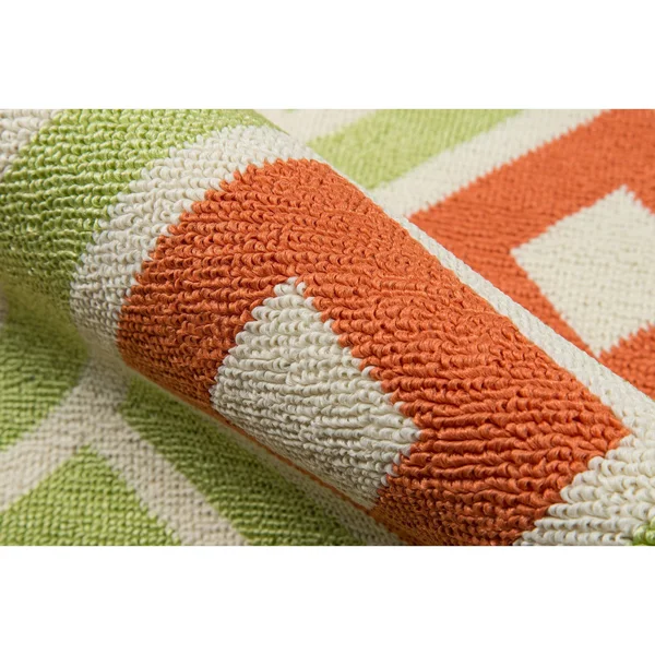 Momeni Baja Area Rug - Green, 8&6x22 x 13&