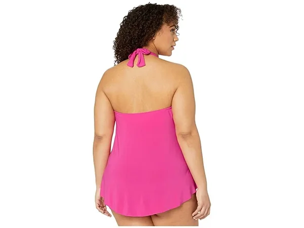 Plus Size Women's Magicsuit Sophie Underwire Tankini Top - 18W - Rose