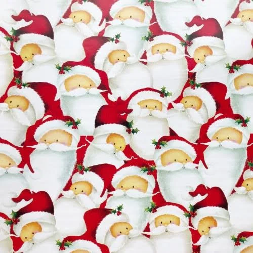 Jam Paper Industrial Size Bulk Wrapping Paper Rolls - Santa - 1/2 Ream (834 Sq ft) - Sold Individually - Size: 5004 x 24, Christm