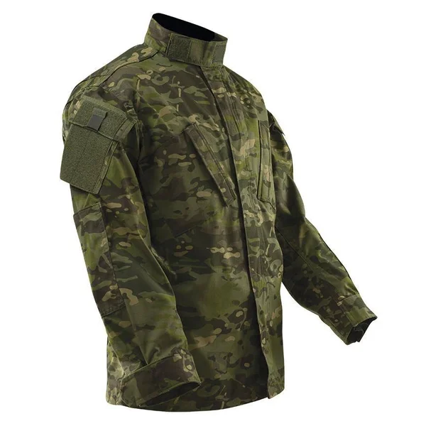 Tru-Spec 1262 Tactical Response Uniform Shirt, All Terrain Tiger Stripe Camo, Xs