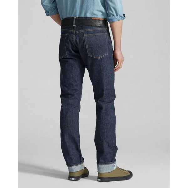 Ralph Lauren Men's Slim Fit Selvedge Jean - Size 34 in Once Washed