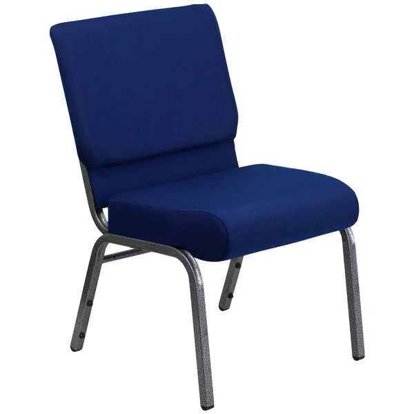Lancaster Home Hercules Series Vein Frame 21-Inch Extra Widefabric Stacking Church Chair with 4-Inch Thick Seat - Gold