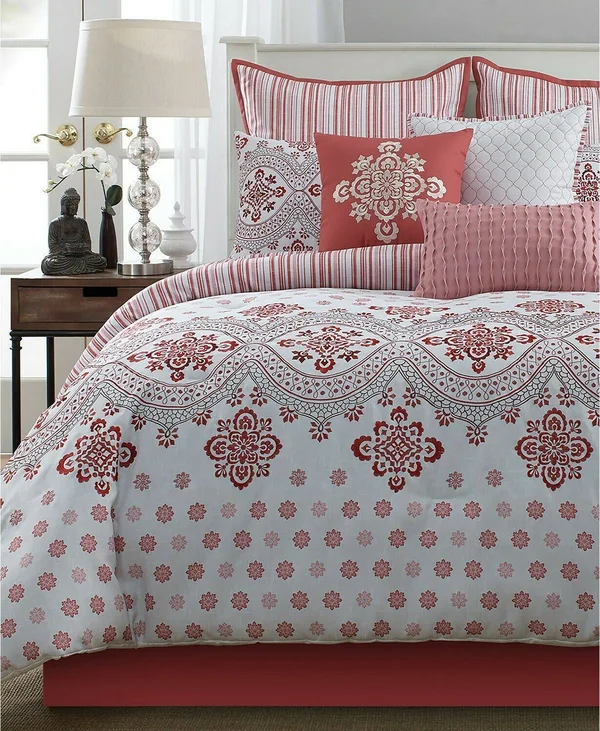 White Birch Alba 7 Piece Comforter Set, King