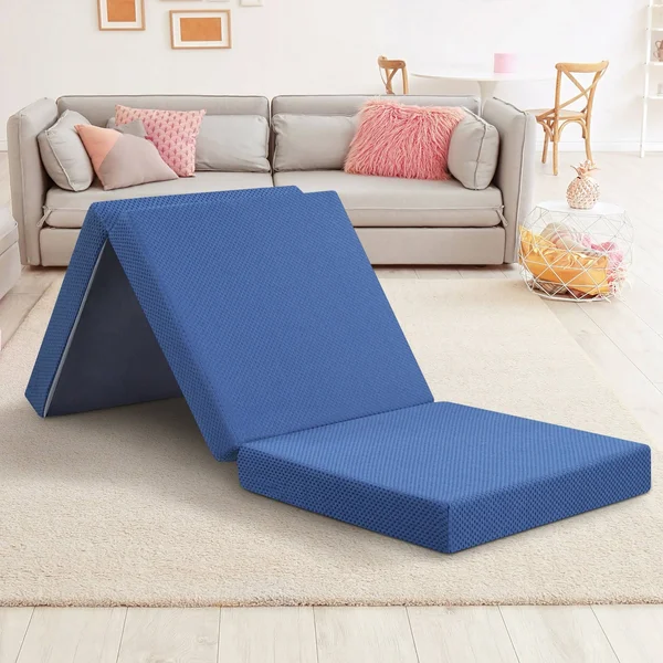 Sleeplanner Memory Foam 4-Inch Tri-Fold Topper