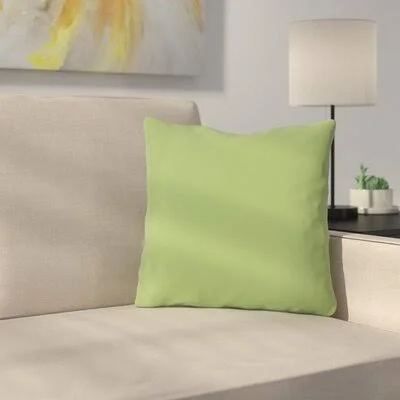 Bilderback Square Pillow Cover & Insert Ebern Designs Color: Olive, Size: 18x22 H x 18x22 W x 3x22 D