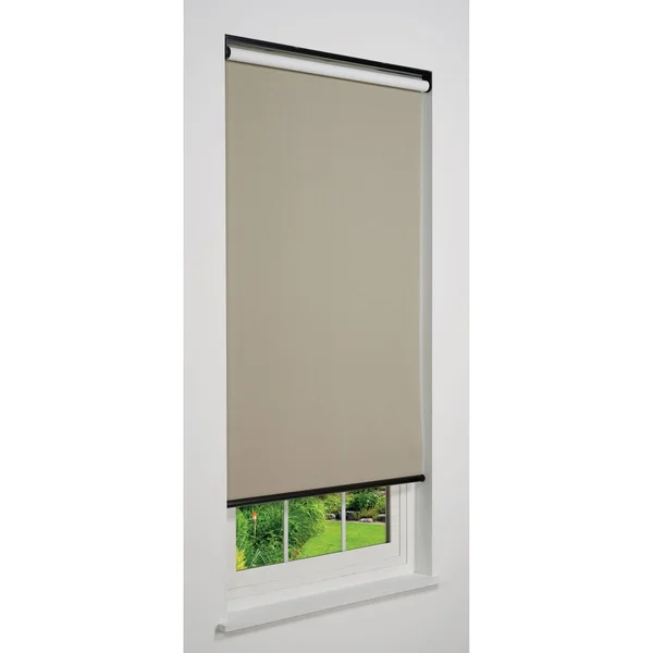 Linen Avenue Cordless Blackout Roller Shade - Taupe 20 W x 78 H
