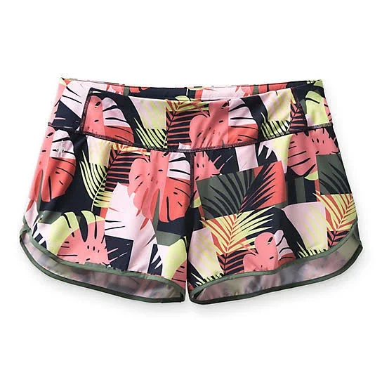 Smartwool Women's Merino Sport Lined Short, Sunset Coral Palm, XL