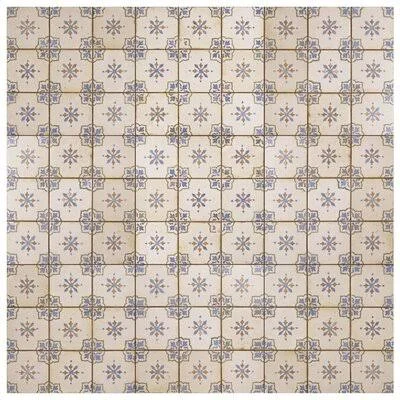 EliteTile Rioja 13x22 x 13x22 Ceramic Field Tile Color: Blue/Cream