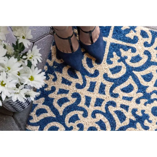 Entryways Parterre Handwoven Coconut Fiber Doormat
