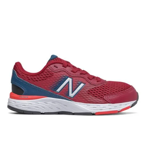 New Balance Kids& 680 V6 Lace-Up Running Shoe