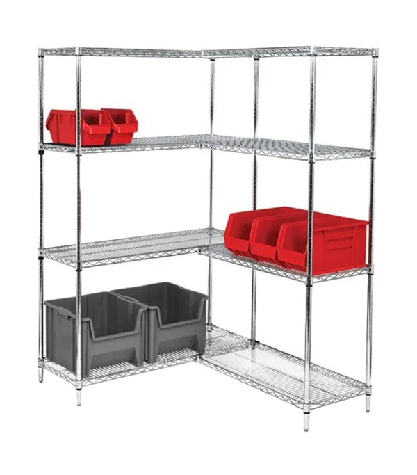 Quantum Wire 4-Shelf Starter Unit - 18x22 x 36x22 x 54x22 - Chrome
