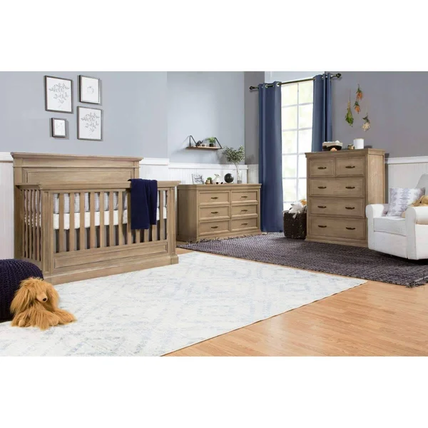 Franklin & Ben Claremont 4-in-1 Convertible Crib Driftwood