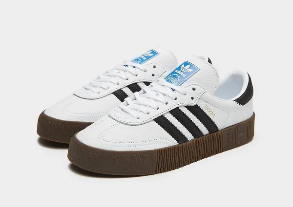New Adidas Originals Women's Samba Rose Running Shoes White UK4