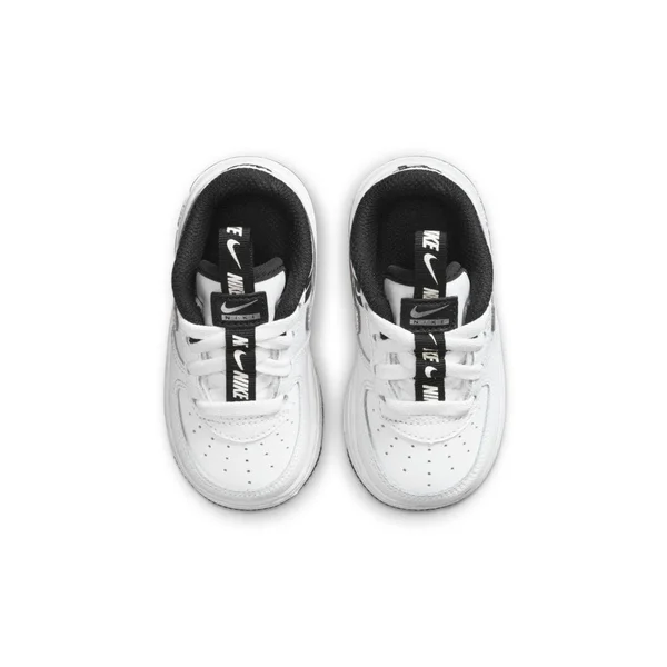 Nike Force 1 LV8 White/Black Toddler Boys& Shoes - Size: 7