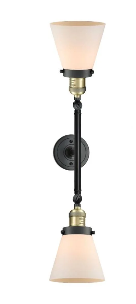 Innovations Lighting 208-BAB-G62 Small Cone - 16 inch 2 Light Bath