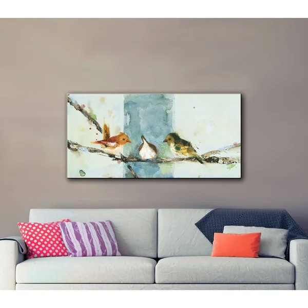 ArtWall Ninalee Irani&s Great VIEW, Gallery Wrapped Canvas - 24 x 48