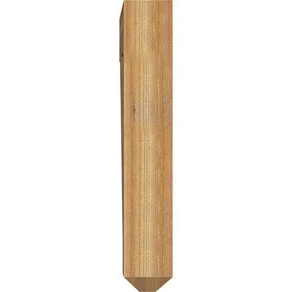 6x22W x 28x22D x 36x22H Traditional Craftsman Rough Sawn Bracket - Western Red Cedar