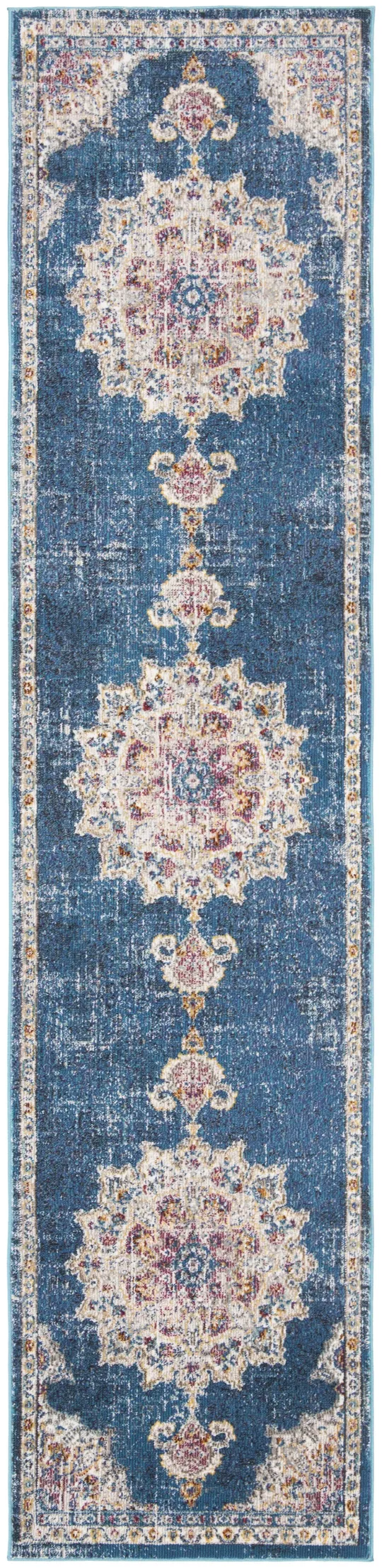Safavieh Aria ARA103N 3&0x22 x 5&0x22 Navy - Ivory Area Rug