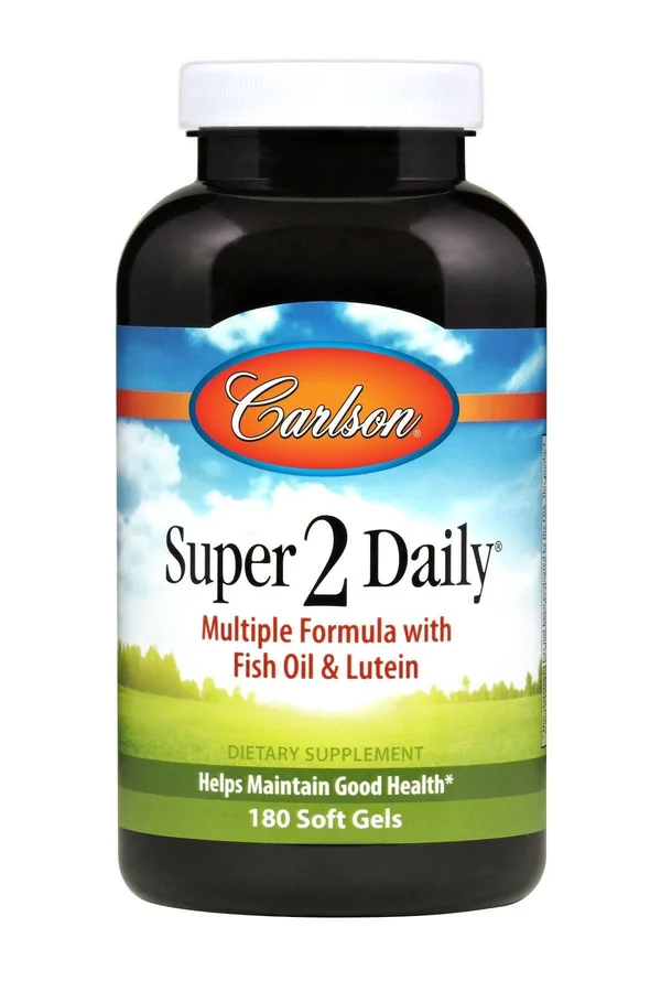 Carlson Super 2 Daily - 180 Softgels
