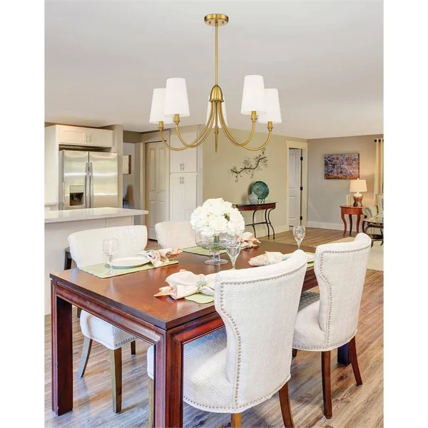 Savoy House 1-2540-5-322 Cameron Warm Brass 5 Light Chandelier