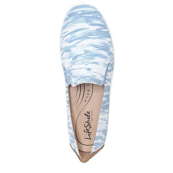 LifeStride Womens Next Level Slip on Shoes Blue - Multi 5.5 M