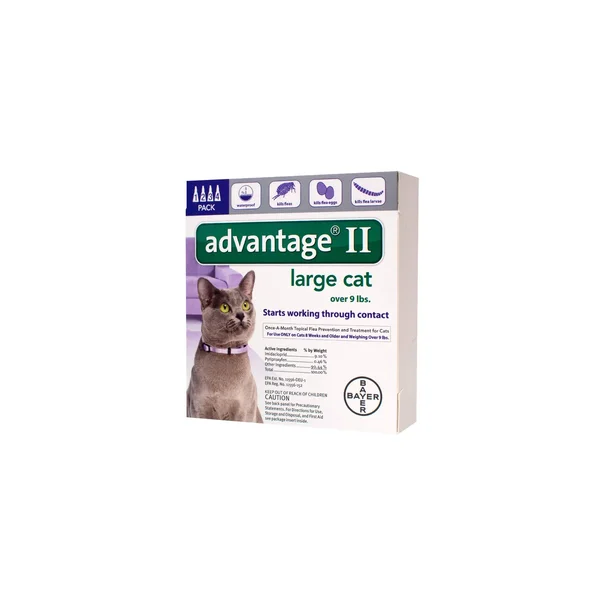 Bayer Advantage II Topical Flea Treatment for Cats - 4 pack