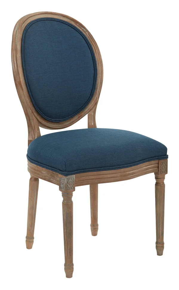 Ave Six Lillian Oval Back Dining Chair - Klein Azure