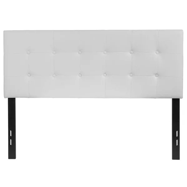 Flash Furniture Lennox Upholstered Panel Headboard - White, Full