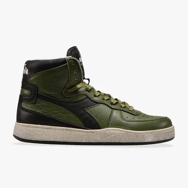 Diadora Mi Basket Used Green