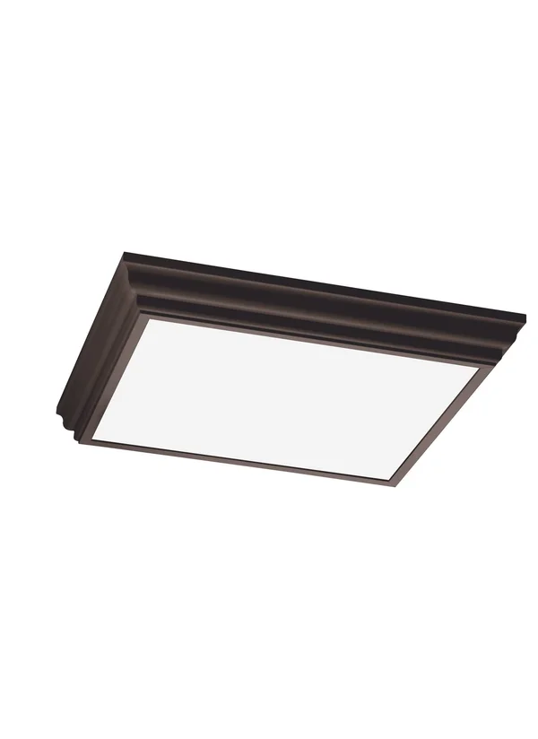 Sea Gull Lighting 59360LE-790 Four Light Ceiling Flush Mount - Oil Rubbed Bronze
