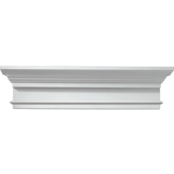 Fypon, Ltd. CCA40X10T 40x22W x 45 1/4x22OW x 9 3/4x22H x 4 1/2x22P Crosshead w/ Trim Strip