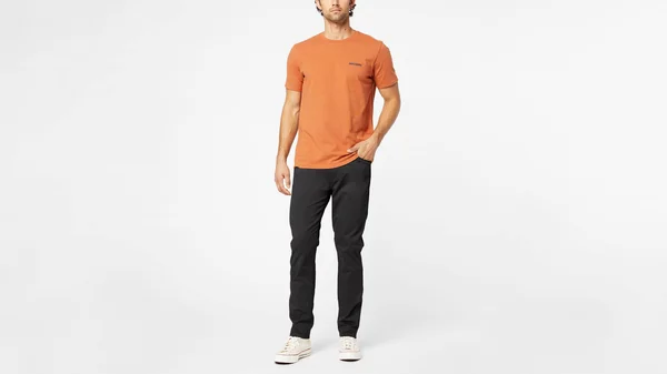 Dockers Men's Jean-Cut Supreme Flex Slim Fit Pants - Created for Macy&s - Black