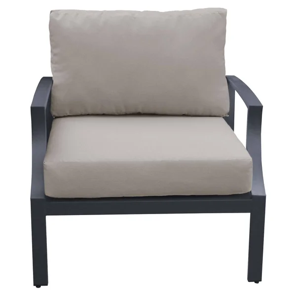 TK Classics Lexington Club Chair in Beige (Set of 2)
