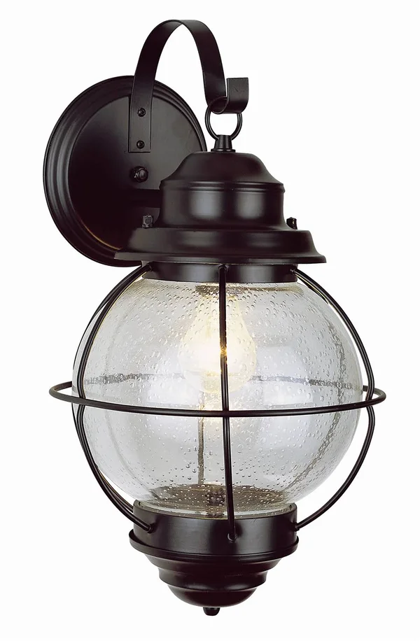 Trans Globe Lighting 69904 RBZ 1-Light Coach Lantern, Rustic Bronze