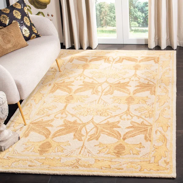 Safavieh Anatolia AN541B Area Rug - Ivory/Gold - Size: 6 x 9 ft.