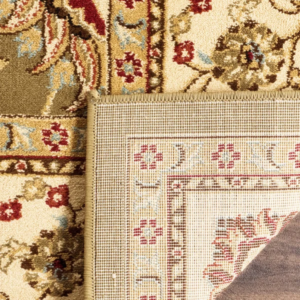 Safavieh 2&-3x22 x 12& Lyndhurst LNH553 Black, Ivory Rug