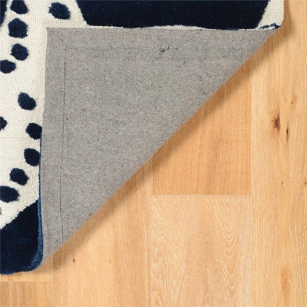 Linon Tripoli Flotsom Navy/Ivory Area Rug 8x10