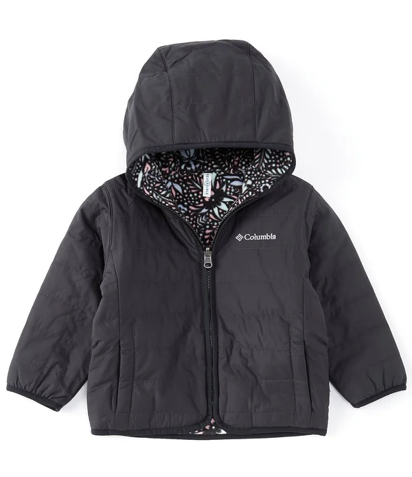 Columbia Double Trouble Insulated Jacket - Toddler Girls& Black2, 4T