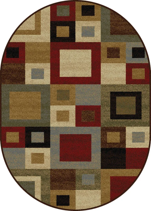 Tayse Elegance 5410 Multi Area Rug Oval 5&3x22 x 7&3x22